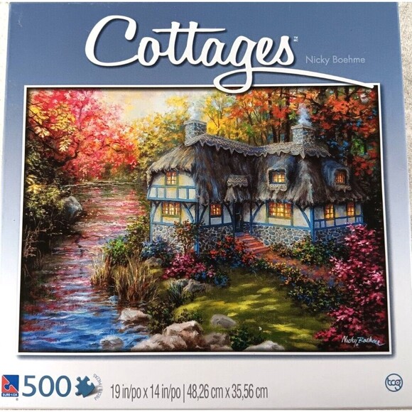No Place Like Home 500 Piece Jigsaw Puzzle Nicky Boehme by Sure-Lox - Picture 1 of 3